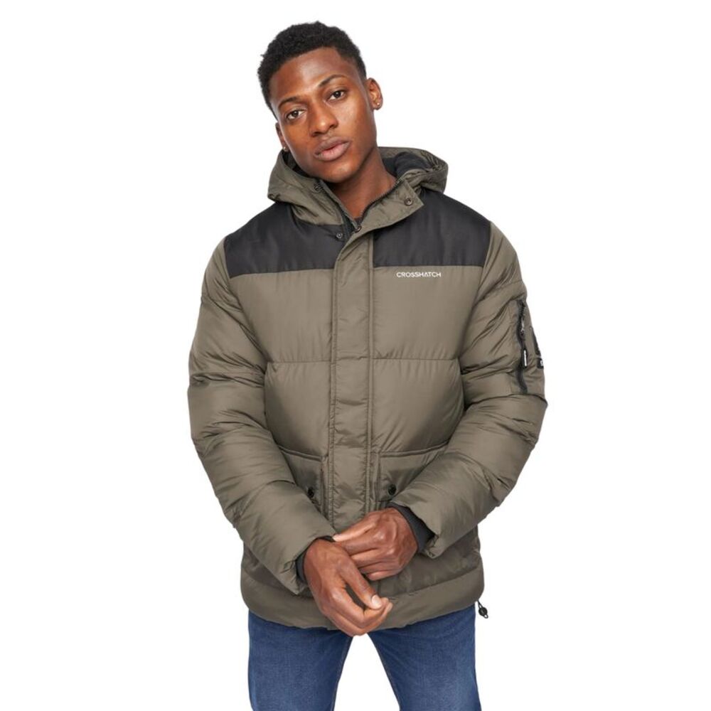 Crosshatch Mens Bentlays  Jacket / Olive